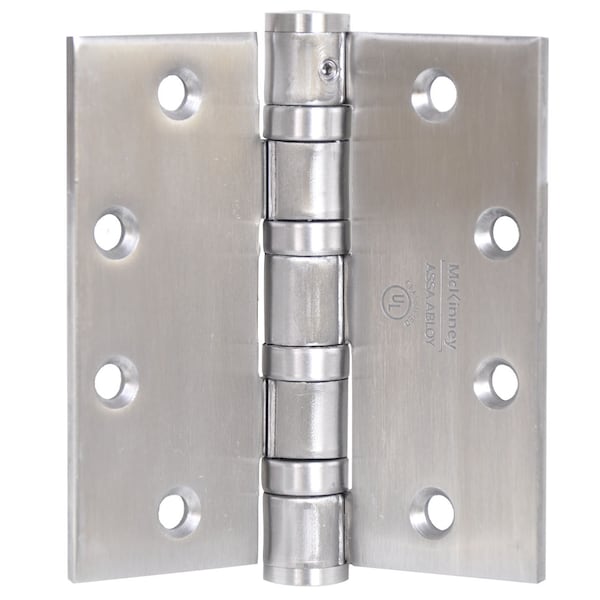 Oil Bearing Butt Hinge, 4-1/2" x 4-1/2", US26D, ElectroLynx, Heavy